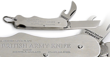 2 Piece British Army Locking Clasp Knife