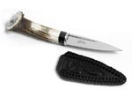 Sgian Dubh, Crown Stag Horn Handle